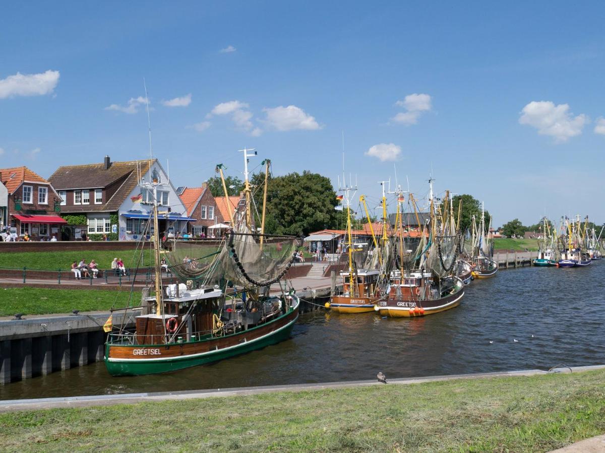 Nordsee Ferienwohnung Nord Dornumersiel Exterior foto