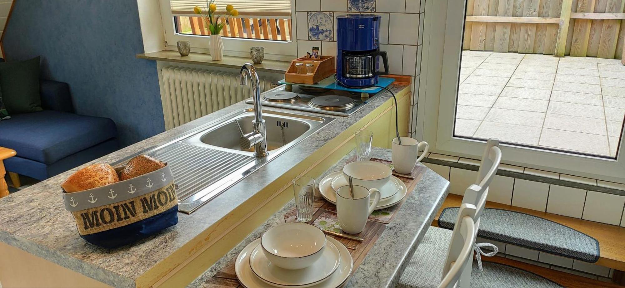 Nordsee Ferienwohnung Nord Dornumersiel Exterior foto